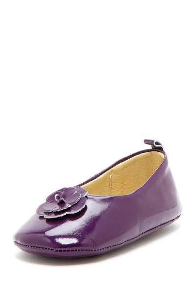 Plum Daisy Patent Ballets - Petit Confection